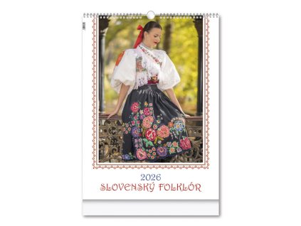 Nástenný kalendár 34 x 46 cm - Folklór