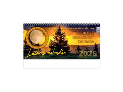 Stolový kalendár stĺpcový 28,5 x 13 cm - Lunárny 2026