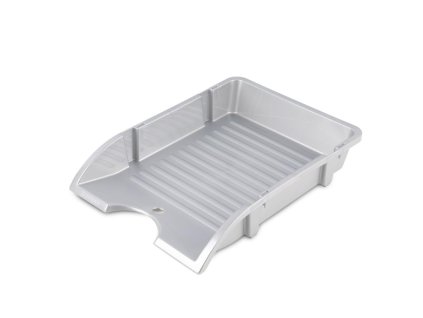 Odkladač DONAU PP nerozbitný strieborný