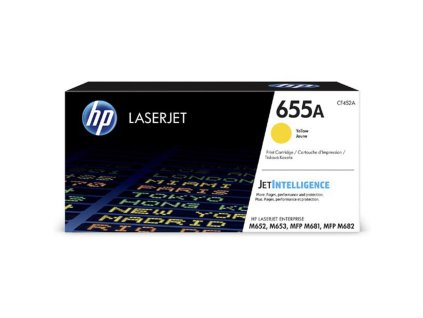 Toner HP 655A Yellow Original LaserJet Cartridge (CF452A)