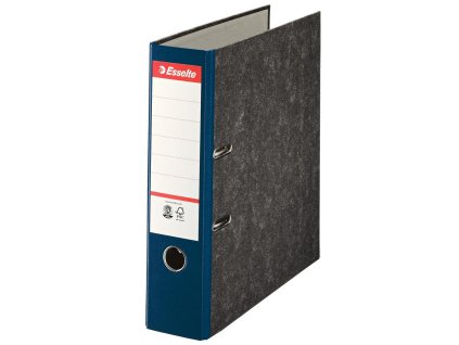 Zakladač pákový Esselte Mramor 7,5cm modrý
