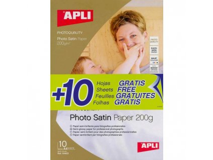 Fotopapier APLI A4 Satin, 200g, 20 hárkov