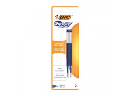 Náhradná náplň do gélového rollera BIC Gel modrá 2ks