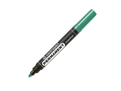 Permanentný popisovač Centropen 8566 zelený