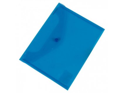 Plastový obal C5 s cvočkom DONAU modrý