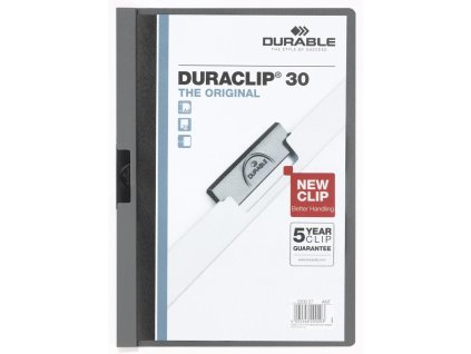 Obal s klipom DURACLIP Original 30 antracitový