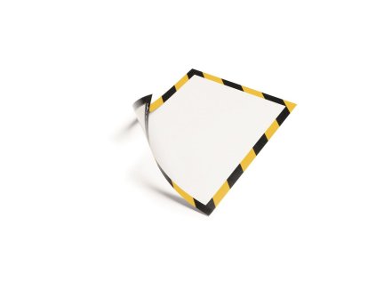 Panel DURAFRAME MAGNETIC SECURITY A4 žlto-čierny