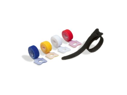 Suchý zips na káble so slučkou CAVOLINE GRIP TIE mix farieb