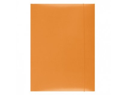 Kartónový obal s gumičkou Office Products oranžový
