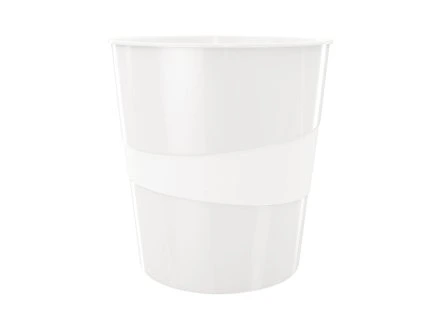 Kôš plastový Leitz WOW 15 ℓ biely