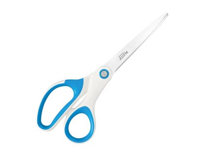 Titánové kancelárske nožnice Leitz WOW 205mm modré