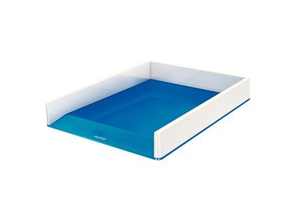 Odkladač Leitz WOW biely/metalický modrý