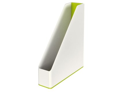 Stojan na časopisy Leitz WOW biely/metalický zelený