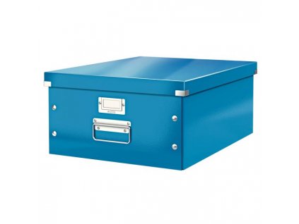 Veľká krabica A3 Click & Store modrá