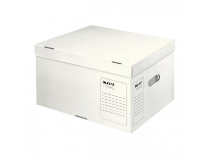 Archívna krabica Leitz Infinity s vekom veľkosť L biela 420x265x350 mm