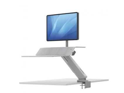 Polohovateľný stojan Sit-Stand Lotus RT pre 1 monitor biely