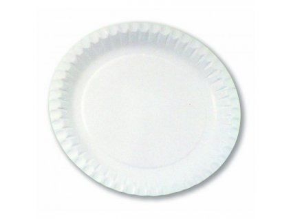 Papierový tanier plytký 18cm 100ks