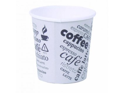 Papierový pohár 100ml Coffee to go s motívom 50ks