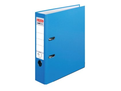 Zakladač pákový Herlitz maX.file Color Blocking poloplastový 8cm baltická modrá