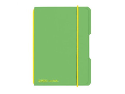 Zošit Herlitz my.book Flex A6 40 listov štvorčekový PP zelený