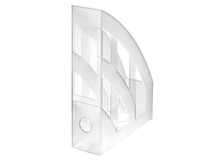 Stojan na časopisy Herlitz transparentný matný