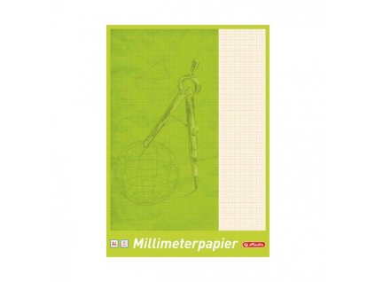 Milimetrový papier Herlitz, A4, 80g, 25 listov