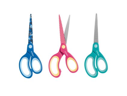 Nožnice Herlitz Design detské špicaté ergonomické pre pravákov