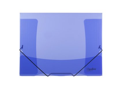 Plastový obal s gumičkou Karton PP Opaline, modrý