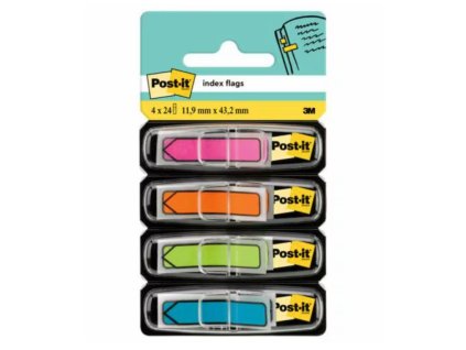 Post-it index šípky neónové, 11,9 x 43,1 mm