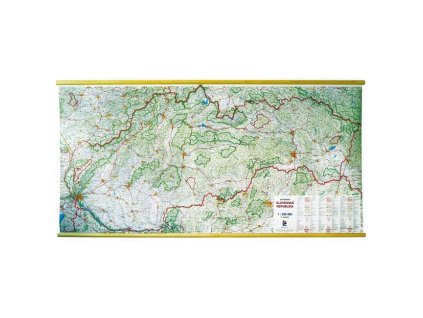 Mapa SR automapa 2000x940 mm, 1:250000