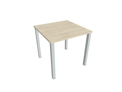 Pracovný stôl Uni, 80x75,5x80 cm, agát/sivá