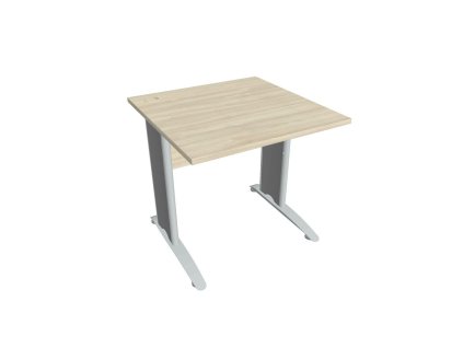 Pracovný stôl Cross, 80x75,5x80 cm, agát/kov