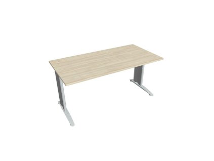 Pracovný stôl Flex, 160x75,5x80 cm, agát/kov