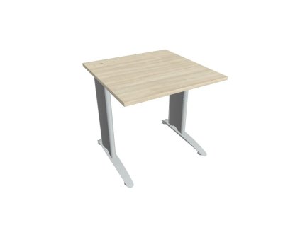 Pracovný stôl Flex, 80x75,5x80 cm, agát/kov