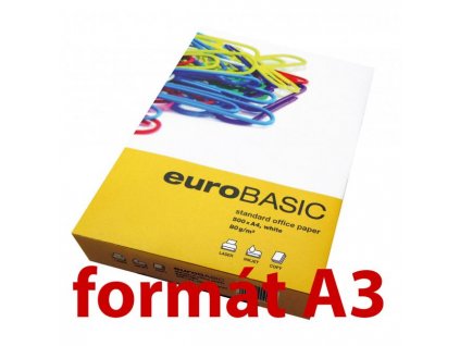 Kopírovací papier euroBASIC A3, 80g