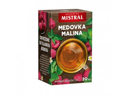 Čaj MISTRAL bylinný Medovka a malina 30g