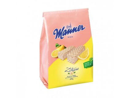 Oblátky Manner s citrónovým krémom 400 g