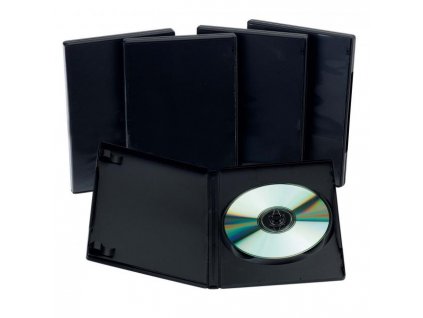 DVD box Slim čierny