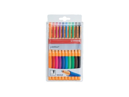 Sada gélových rollerov STABILO pointVisco 10ks