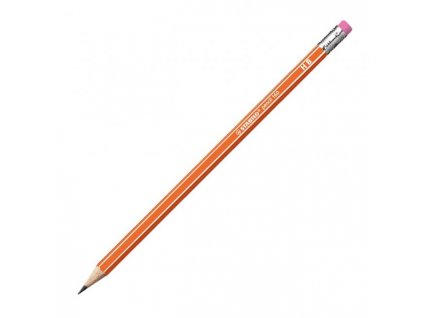 Ceruzka STABILO 160 HB s gumou oranžová 12ks