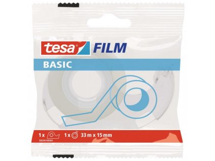 Lepiaca páska TESA basic 15 mm x 33 m s odvíjačom