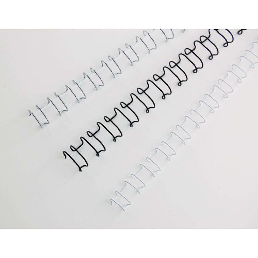 Drôtové hrebene GBC Multibind 21kr. 8mm čierne