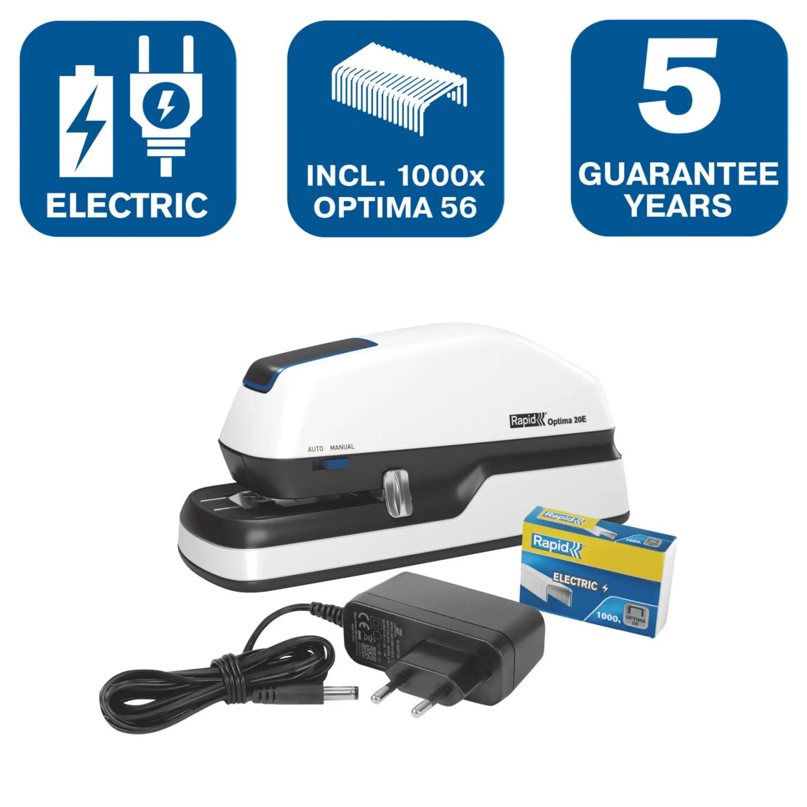 Elektrická zošívačka Rapid Optima 20E
