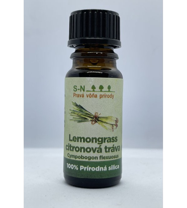 SlowNatur Lemongrass - Citrónová tráva - Cympobogon flexuosus (10 ml)