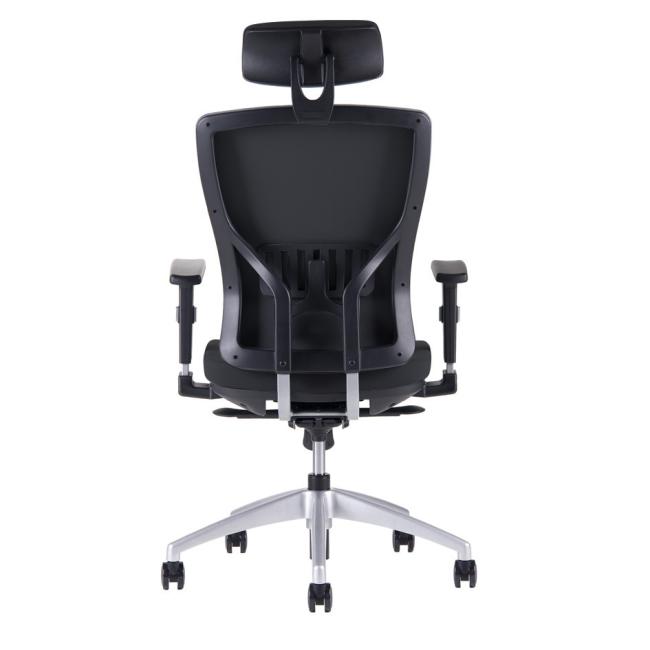 Office Pro Kancelárska stolička HALIA SP s podhlavníkom + podrúčky, čierna