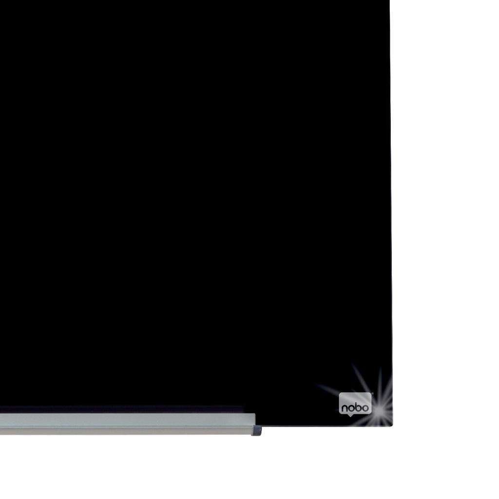 Sklenená tabuľa Nobo Diamond čierna 31”, 680x380mm