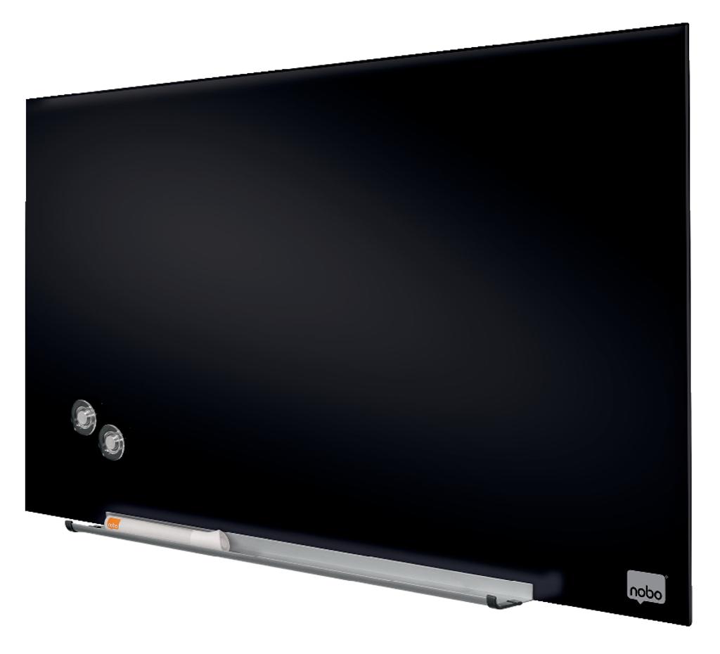 Sklenená tabuľa Nobo Diamond čierna 31”, 680x380mm