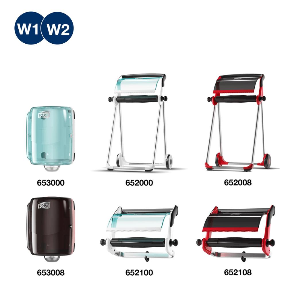 Tork Priemyselné utierky v rolke 3-vrstv.TORK Heavy Duty modré W1/W2, návin 119 m (2 ks)