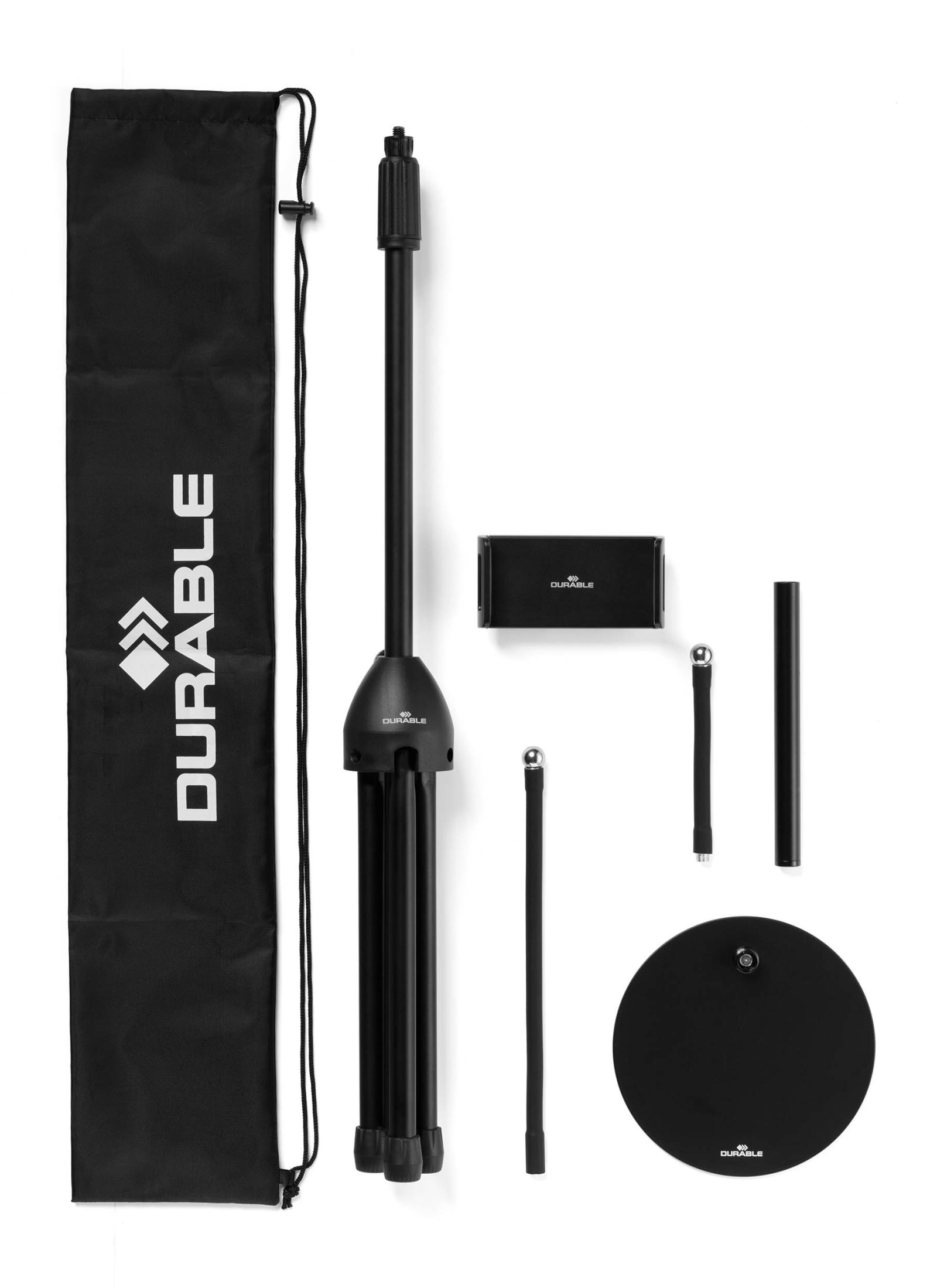Durable Stojan na tablet TWIST COMBI, čierny