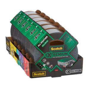 Scotch Opravná páska Scotch, Extremium, vysokovýkonná, 48 mm x 27 m, sivá Vysokoúčinná lepiaca páska do každého počasia Scotch® Extremium™